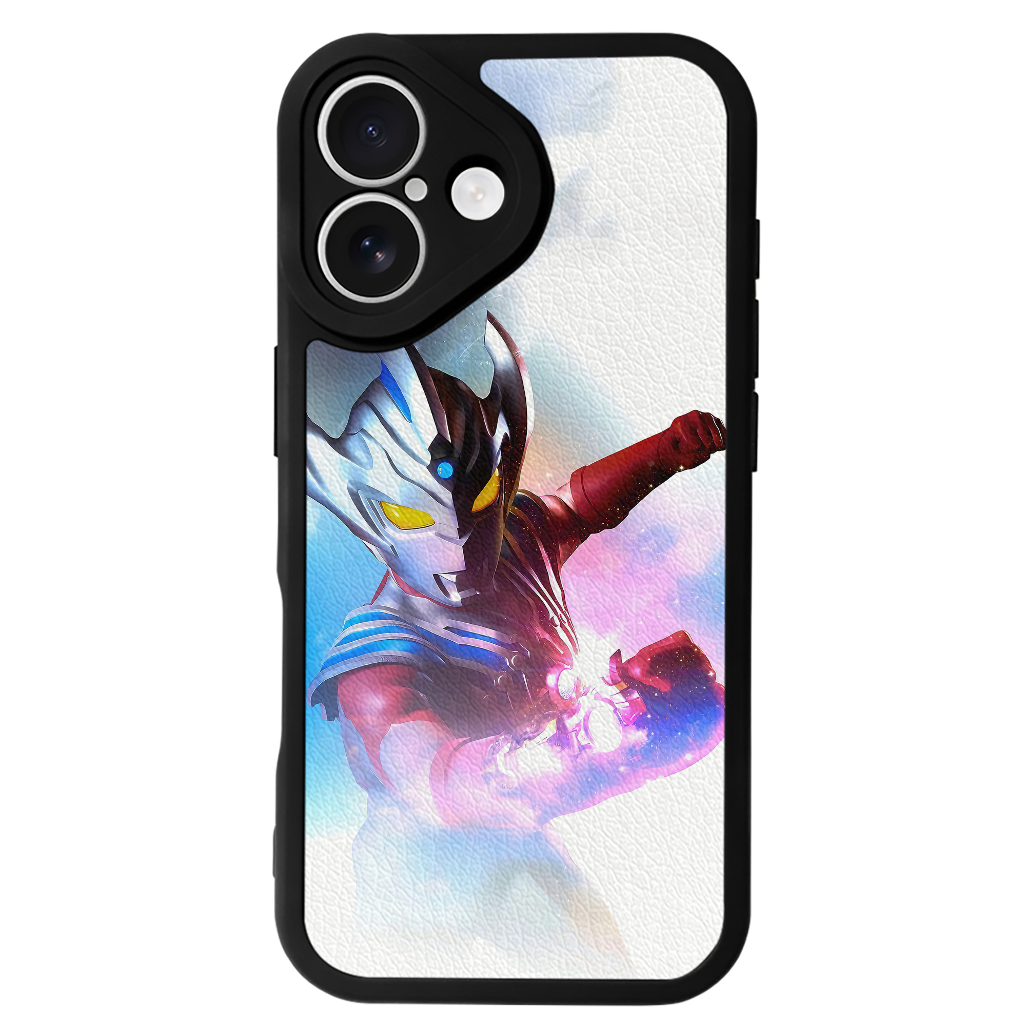 （画像用） ウルトラマン Ultraman 【iPhone 16シリーズ対応】シリコンスマホケース（レザー調） 材質：シリコン